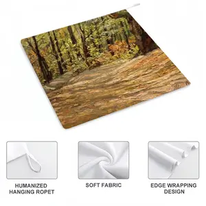 Famous Forest Trail Impasto Hand Towel