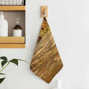 Famous Forest Trail Impasto Hand Towel