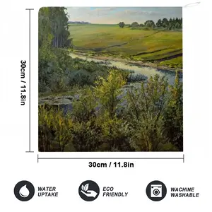 Country Landscape Realism Hand Towel