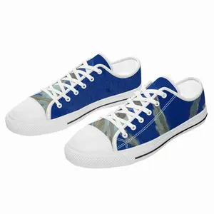 Men Through The Wave Glass Retro Canvas Shoes