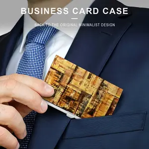 Chocolate Climate Climax Business Card Case