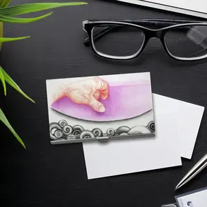 Snail Shells And Hand Business Card Case