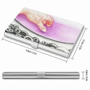 Snail Shells And Hand Business Card Case