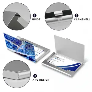 True Blue Business Card Case