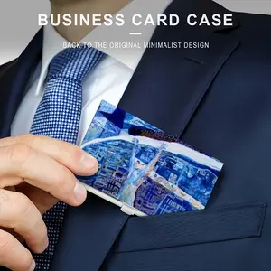 True Blue Business Card Case