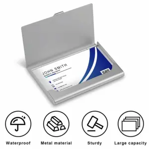 True Blue Business Card Case