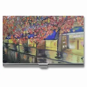 Sydney On Rainy Night Business Card Case