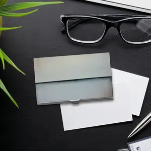 Charcoal White No 1 Series 4 Business Card Case