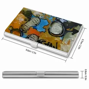 I Walk On The Moon Business Card Case