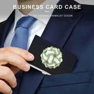 Light In Dark Business Card Case