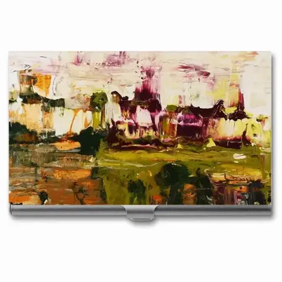 Blooming Cherry Trees Business Card Case