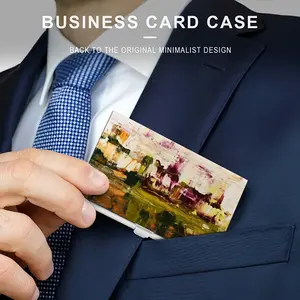 Blooming Cherry Trees Business Card Case