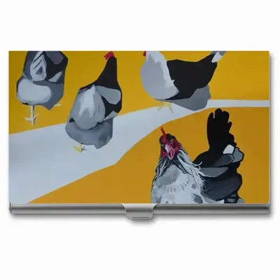 Four Hens Business Card Case