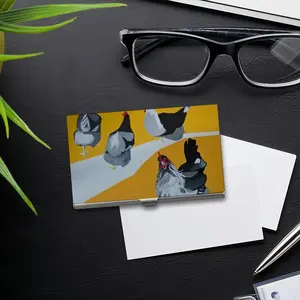 Four Hens Business Card Case