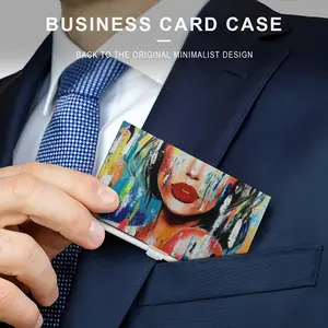 Summer Rain Business Card Case