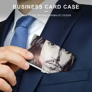 Johnny Depp Portrait Business Card Case