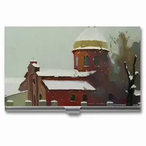 Landscape With An Old Church Business Card Case