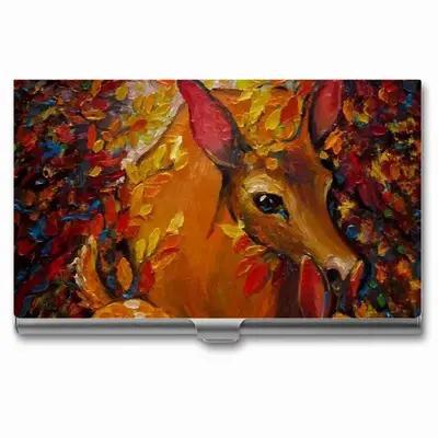 Deer Secret Hideaway Business Card Case