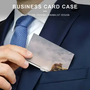 Living On The Edge Business Card Case