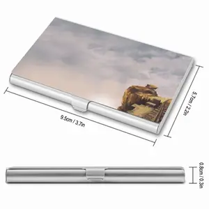 Living On The Edge Business Card Case