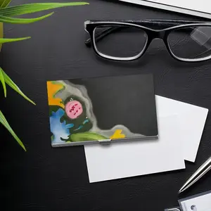 Floral Night Business Card Case