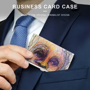 What Is The Question? Business Card Case