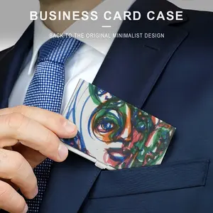 Closed Circle Business Card Case