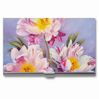 The Kingdom Of Peonies Business Card Case