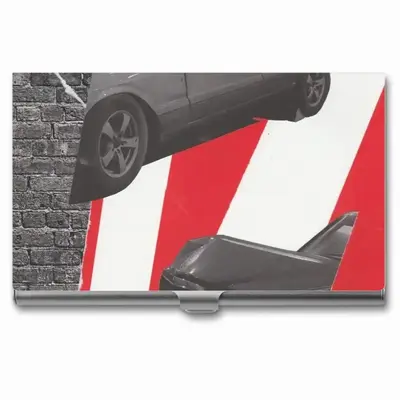 Accident Collage Business Card Case