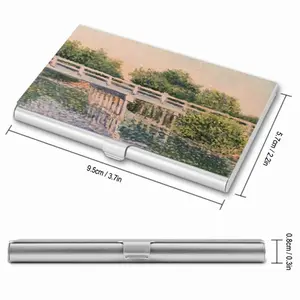 Bridge Over Canal Business Card Case