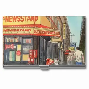 Peace Newsstand Brighton Beach New York City Business Card Case