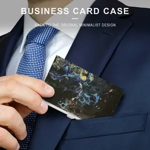 Swirling Fish Business Card Case