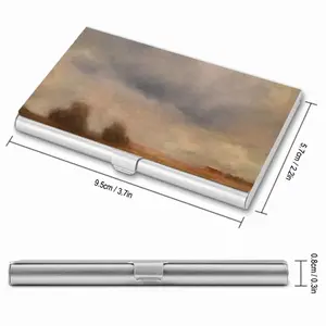 Red Tin Roof A House Over The Hill Business Card Case