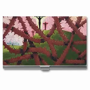 Calvary Through Thorns Business Card Case