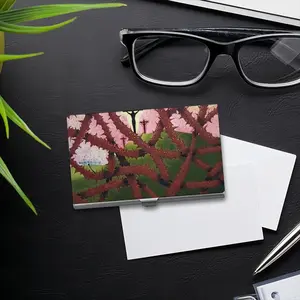 Calvary Through Thorns Business Card Case