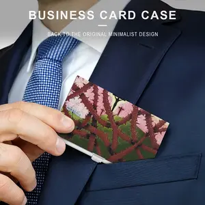 Calvary Through Thorns Business Card Case