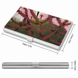 Calvary Through Thorns Business Card Case