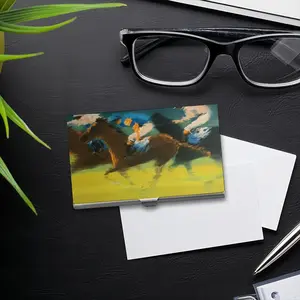 Racing Horses Business Card Case