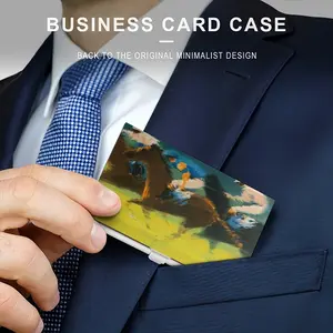 Racing Horses Business Card Case