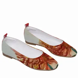 Men Autumn Flower Single Shoes