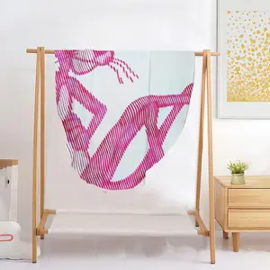 The Pink Panther Flannel Blanket (Round)