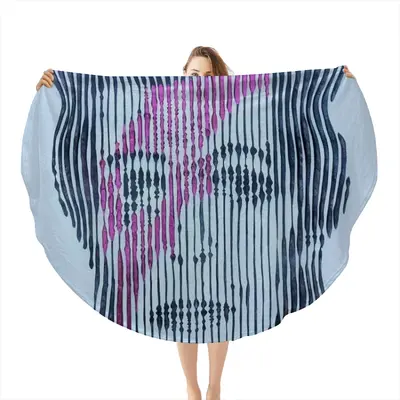 David Bowie The Legend Flannel Blanket (Round)