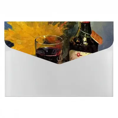 Bright Still Life With Wine Organ Folder