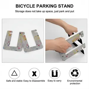 Grid 3 (Pastel) Balance Bike Parking Stand