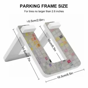 Grid 3 (Pastel) Balance Bike Parking Stand