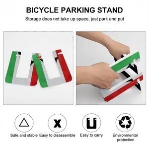 Pubic Flag Italy Balance Bike Parking Stand