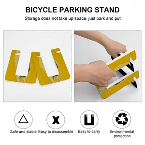 Yellow Horse Balance Bike Parking Stand