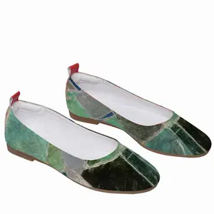 Men Landscape With Blue Single Shoes