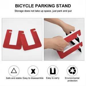 Statement In Red Balance Bike Parking Stand