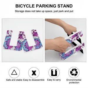 Purple Bouquet Balance Bike Parking Stand